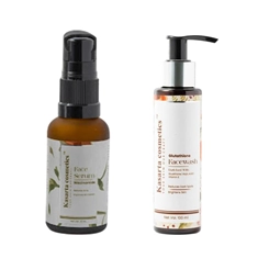 Glutathione Facewash and Niacinamide Face Serum Combo Set